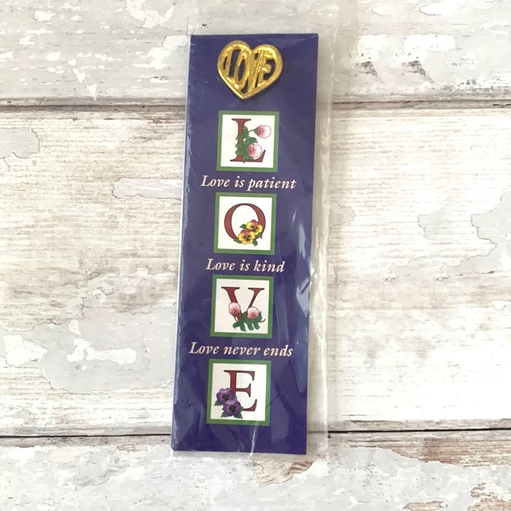 Love Is Patient Bible Verse 1 Corinthians Christian Faith Jesus Gold Pin NEW